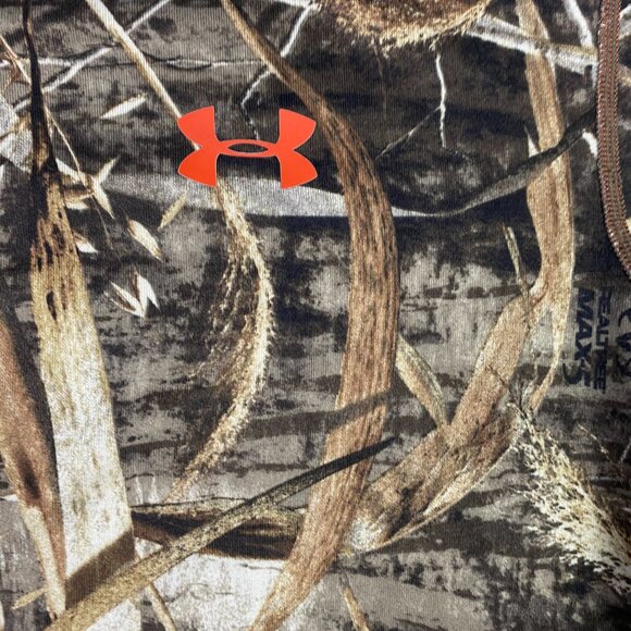 Under Armour Scent Control Loose Camo Shirt Men's XL Realtree Hunting Fishing - Picture 3 of 11